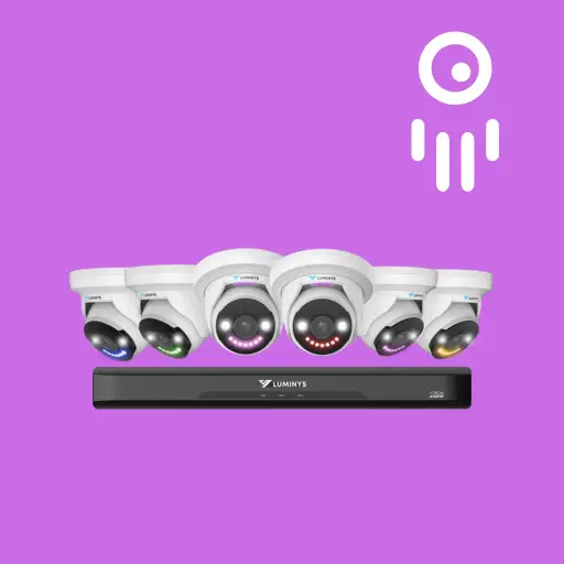Luminys LUM-K86-8B2A4 - 8 Channel 8MP LumiLightBand IP Bundle