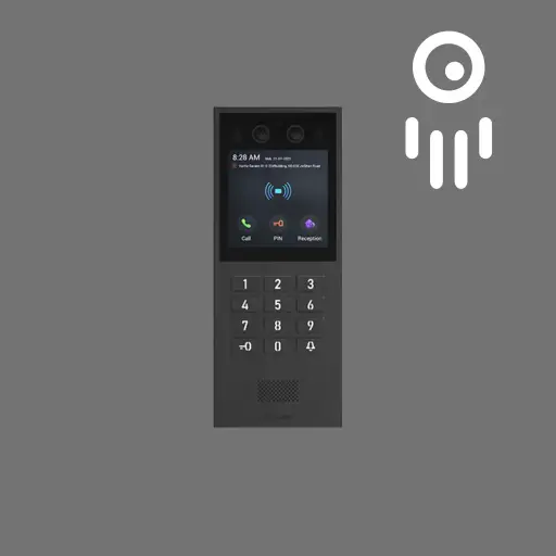 X912KP  Door Phone: Compact Security for High-End Buildings