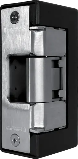 Camden CAM-CX-ED1959-MB - Outdoor rated Grade 1 strike for exterior doors and gates, designed for use with  cylindrical & centerline mortise locksets